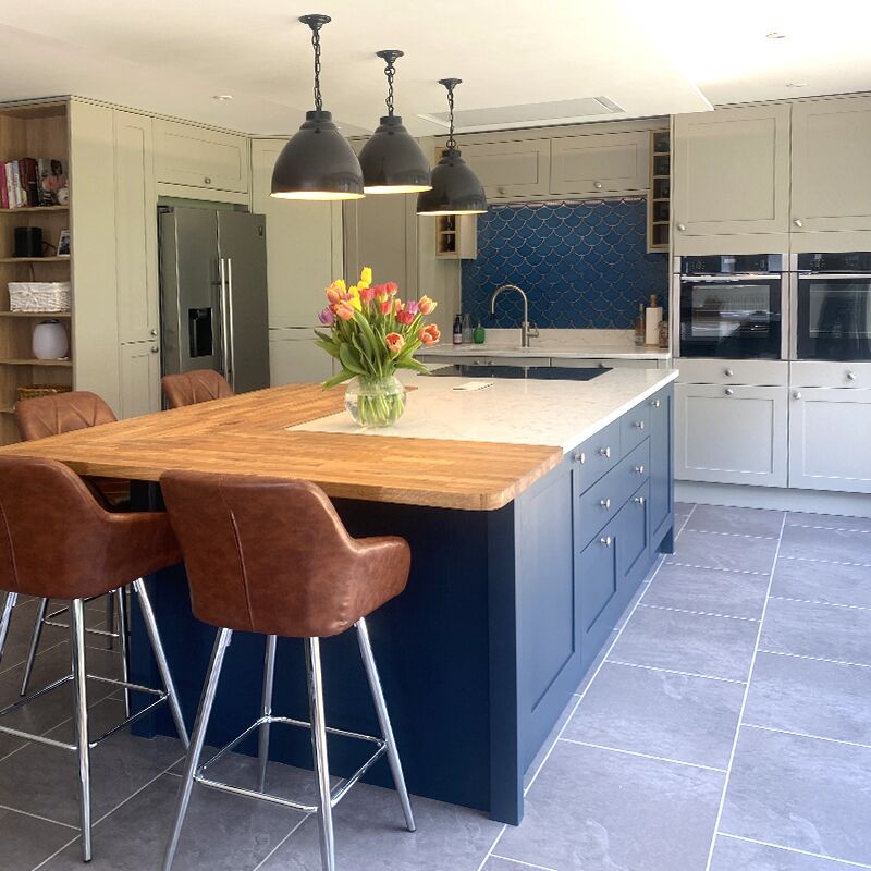 A finished kitchen project