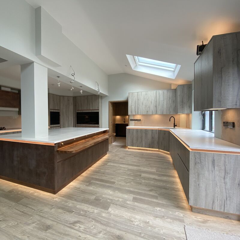 A traditional kitchen
